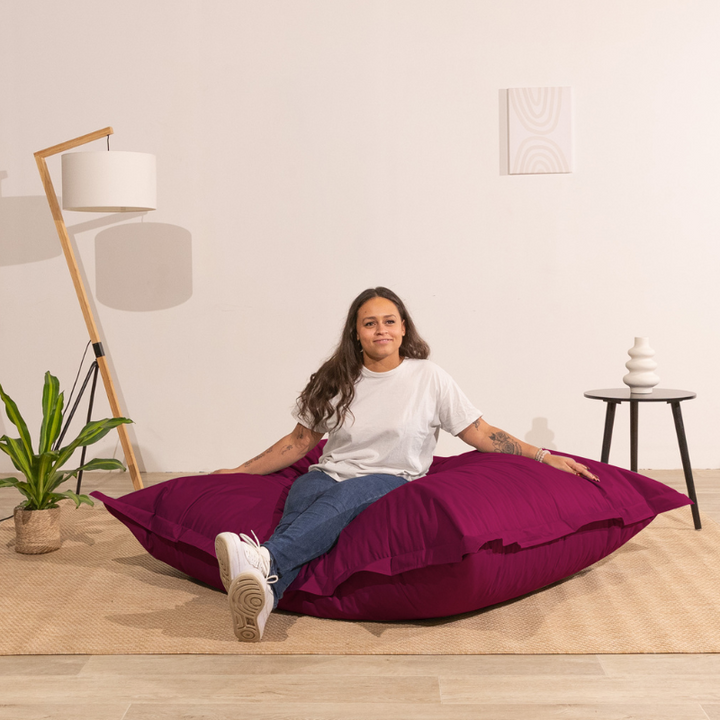 Fodera per Pouf da Esterno Impermeabile Anti-UV - 140x180 Cm
