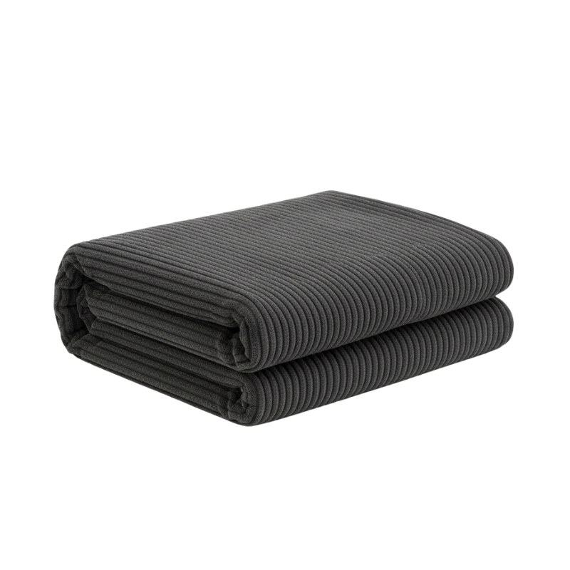 Fodera Pouf a Sacco in Velluto a Coste - 80x70 Cm