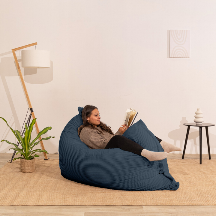 Fodera per Pouf in Velluto a Coste - 140x180 Cm