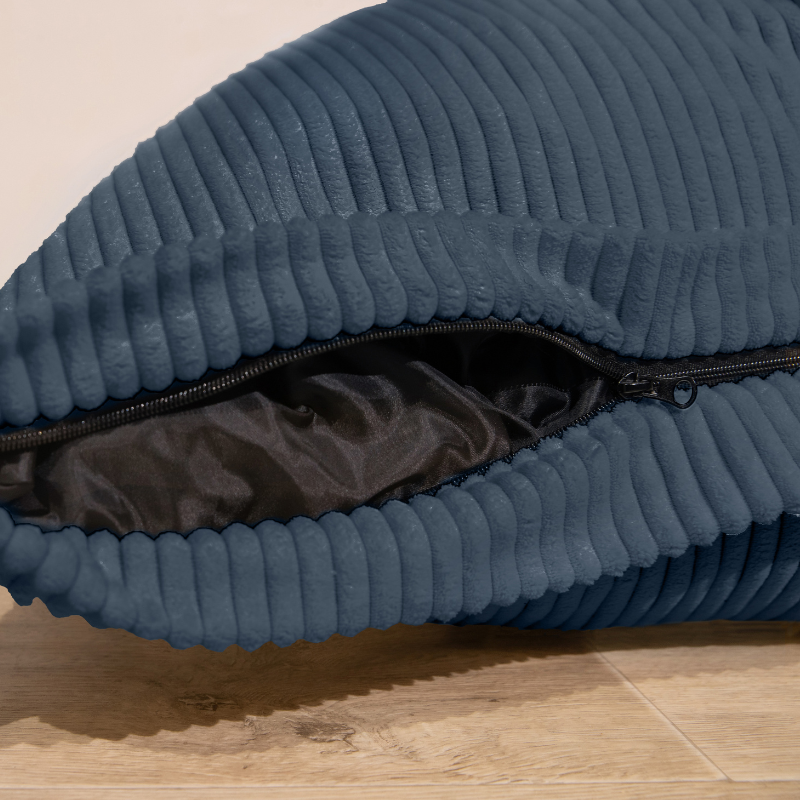 Fodera per Pouf in Velluto a Coste - 140x180 Cm