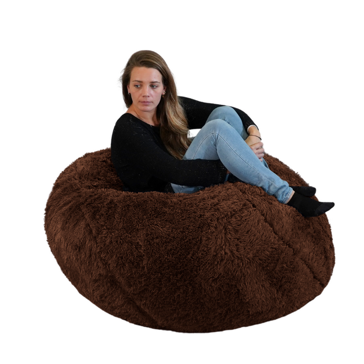 Solo fodera pouf gigante in pelliccia - 120 cm - Banabag