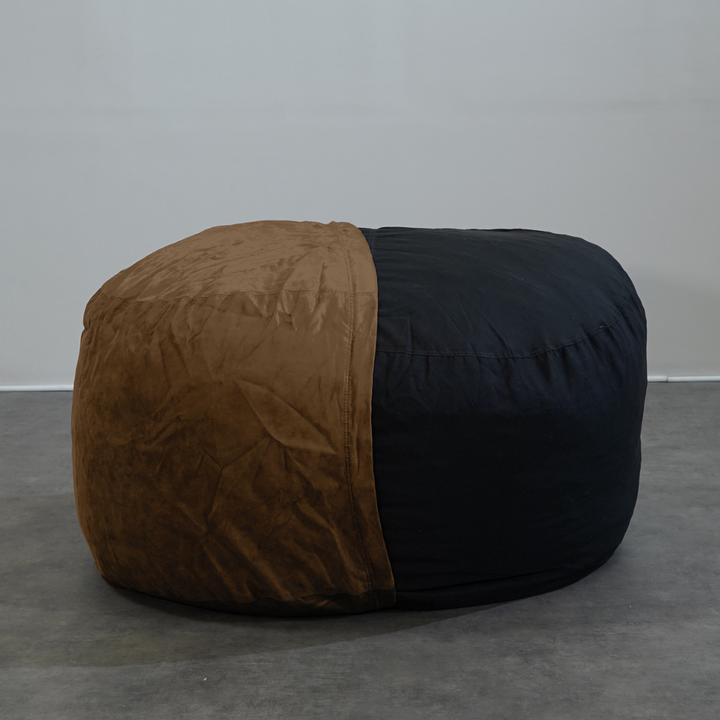 Solo fodera pouf gigante in microcamoscio - 120 cm - Banabag