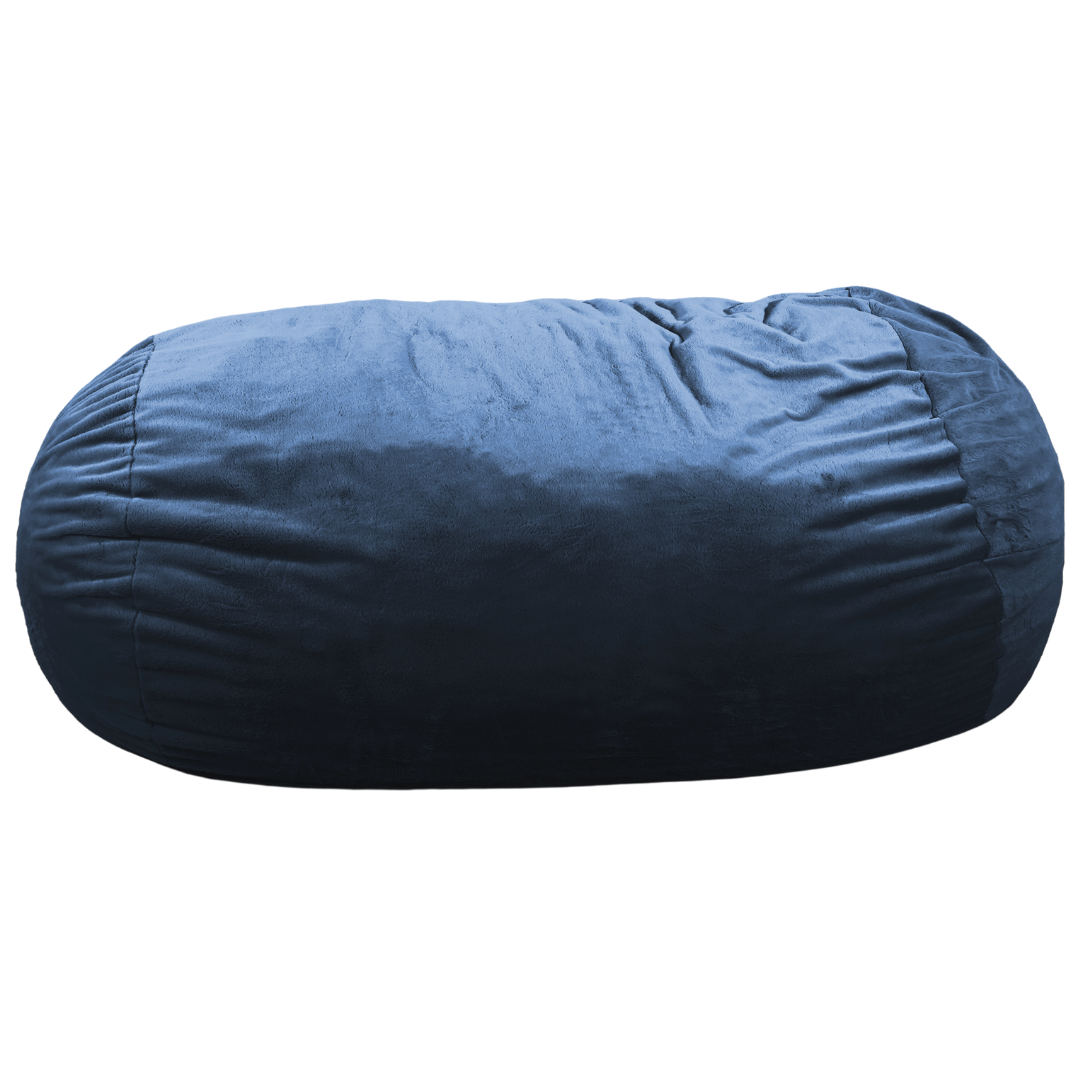 Solo rivestimento pouf lungo gigante in pelliccia - 160 cm
