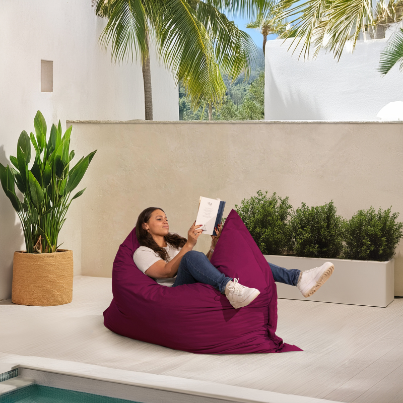 Pouf da Esterno Impermeabile Sfoderabile Anti-UV - 140x180 Cm