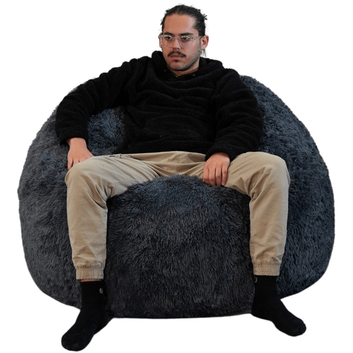 Pouf Gigante in Pelliccia - 120 cm - Banabag