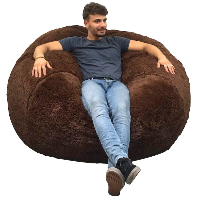 Pouf Gigante in Pelliccia - 140 Cm - Banabag