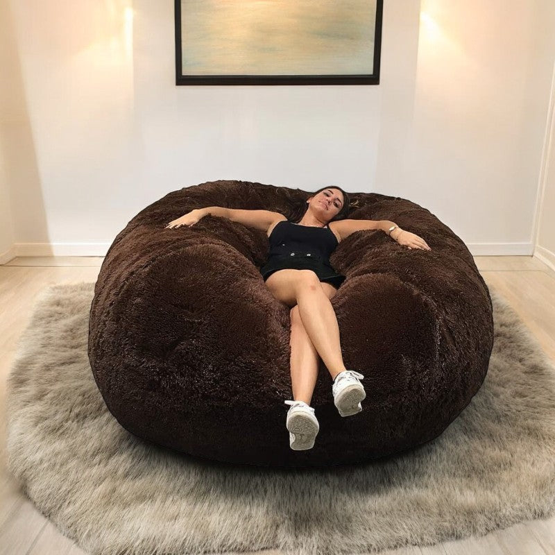 Pouf Gigante in Pelliccia - 160 Cm - Banabag