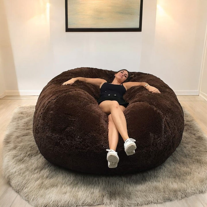 Pouf Gigante in Pelliccia - 160 Cm - Banabag