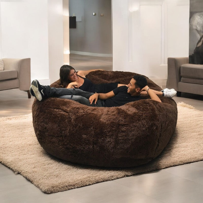 Pouf Gigante in Pelliccia - 180 Cm - Banabag