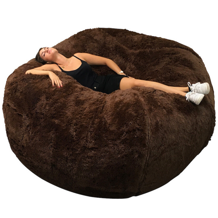 Pouf Gigante in Pelliccia - 180 Cm - Banabag