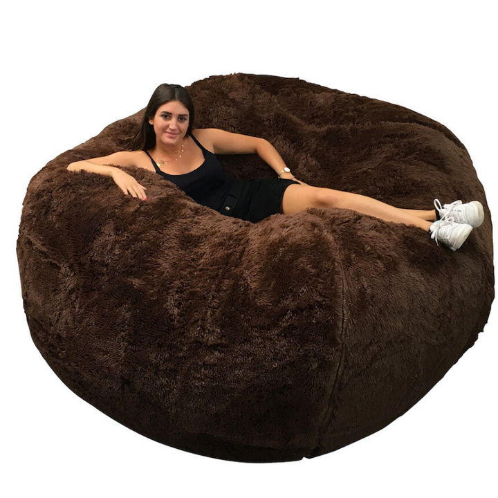 Pouf Gigante in Pelliccia - 180 Cm - Banabag