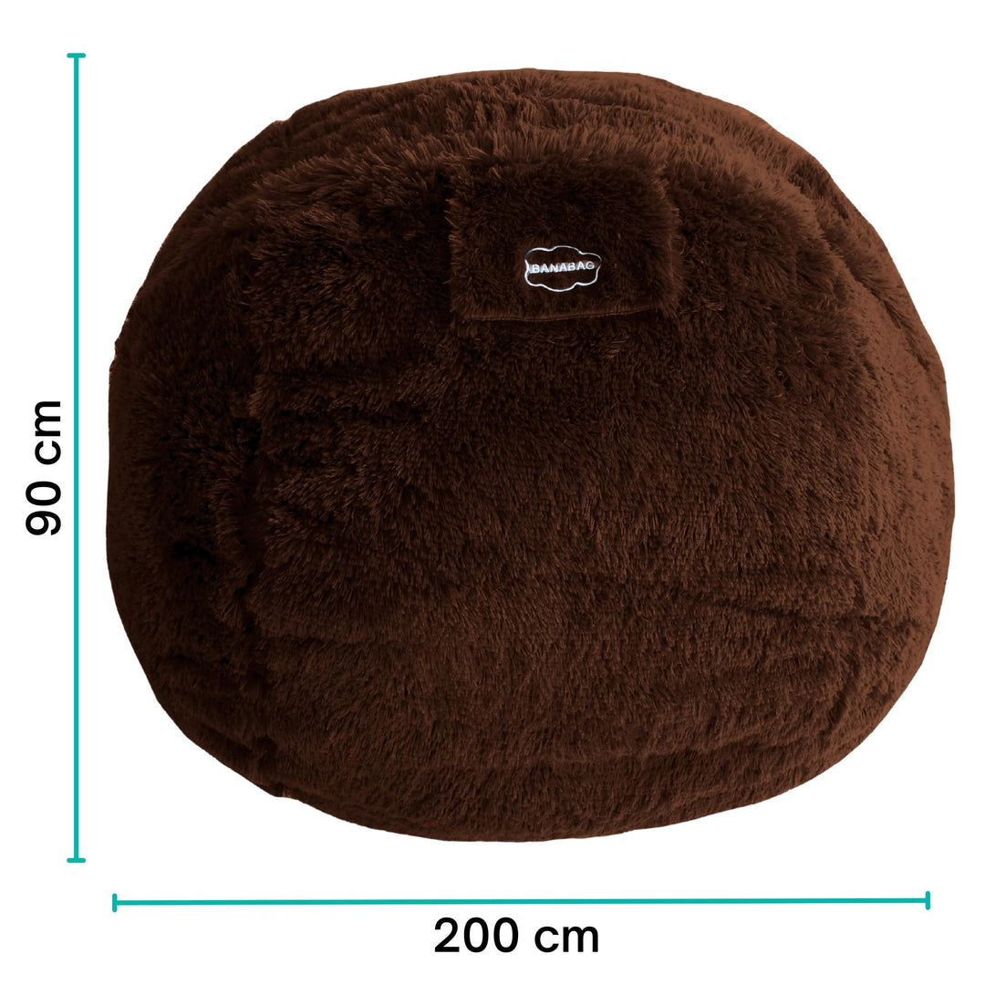 Pouf Gigante in Pelliccia - 200 Cm - Banabag
