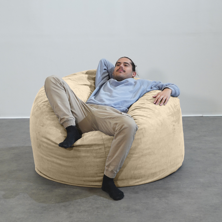 Pouf Gigante in Microscamosciato - 120 Cm - Banabag