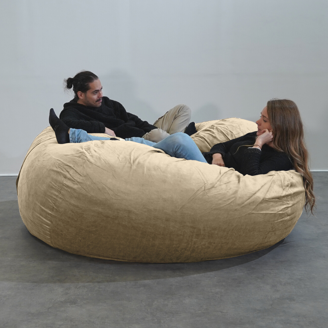 Pouf Gigante in Microsuede - 180 Cm - Banabag