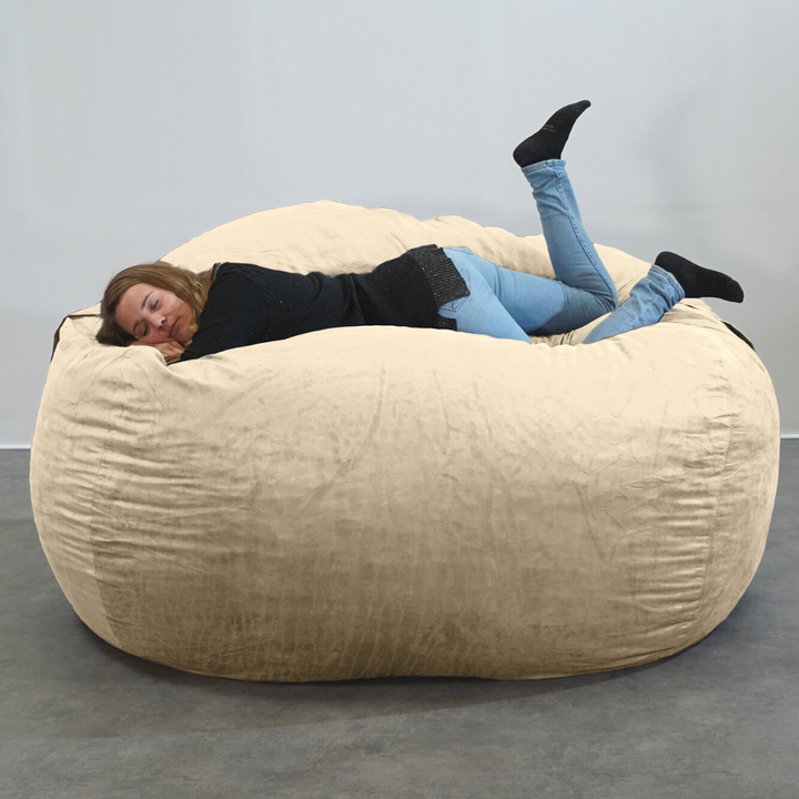 Pouf Gigante in Microscamosciato - 200 Cm - Banabag