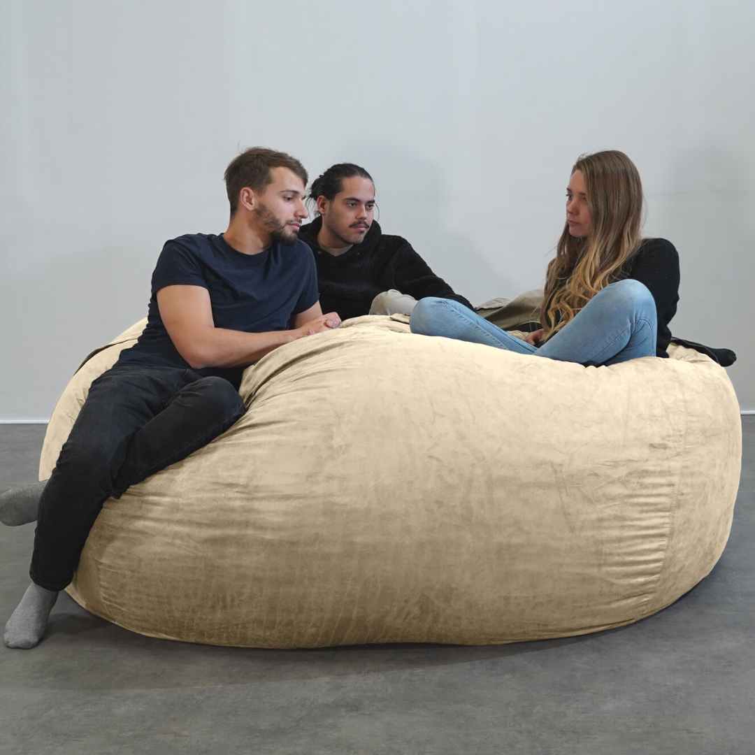 Pouf Gigante in Microscamosciato - 200 Cm - Banabag