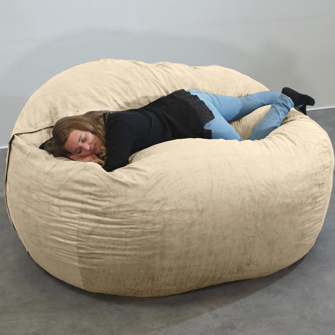 Pouf Gigante in Microscamosciato - 200 Cm - Banabag