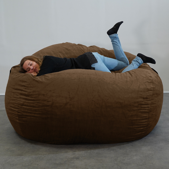 Pouf Gigante in Microscamosciato - 200 Cm - Banabag