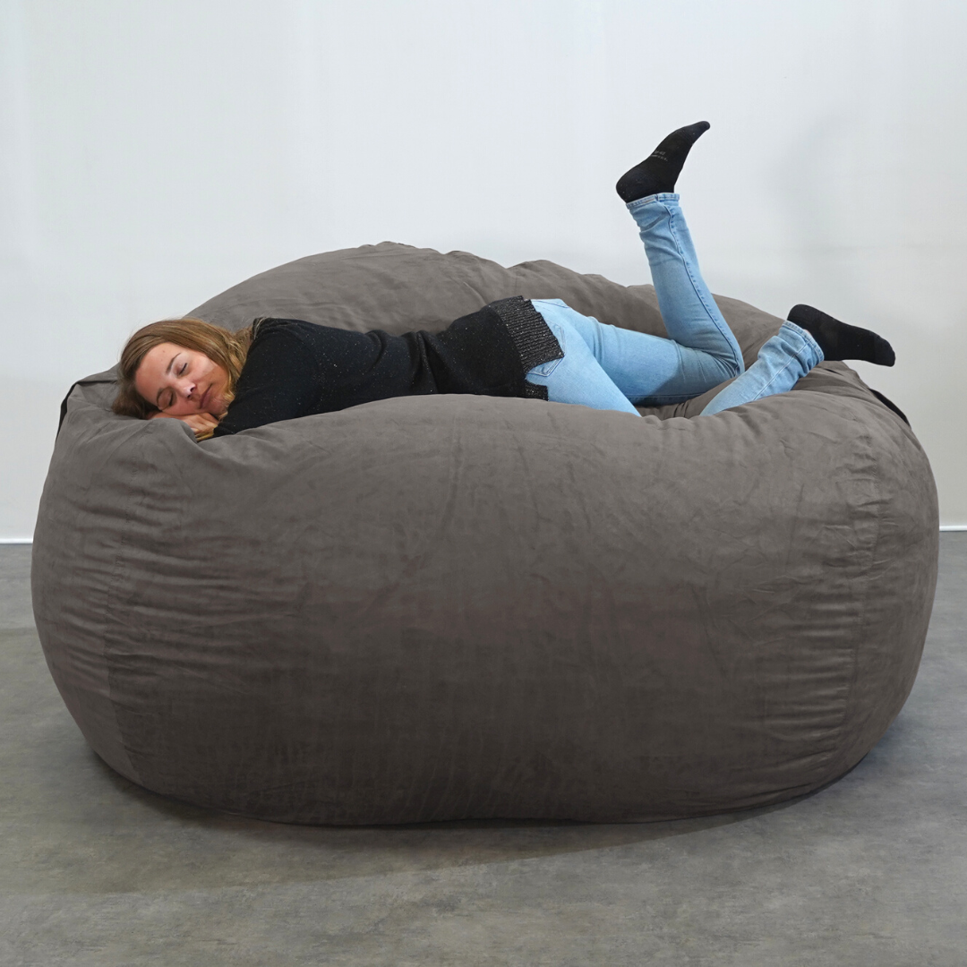 Pouf Gigante in Microscamosciato - 200 Cm - Banabag