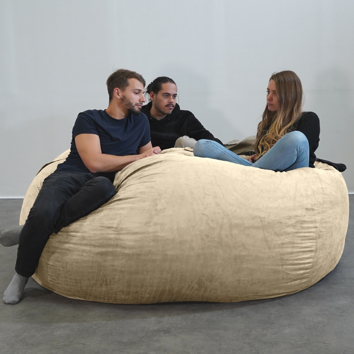 Pouf Gigante in Microscamosciato - 200 Cm - Banabag