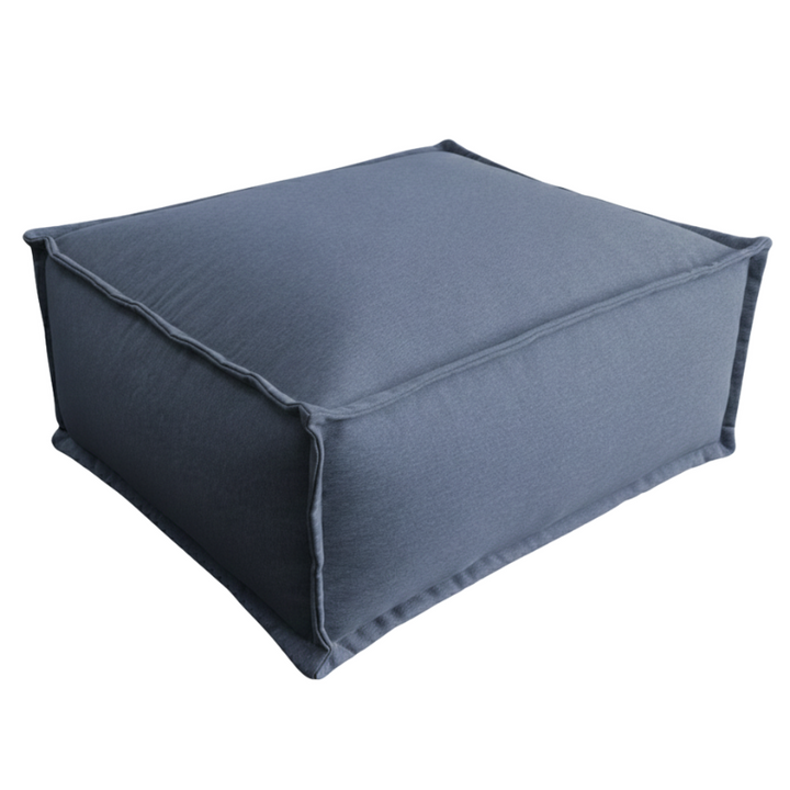 Pouf méridiana per divano componibile - Effetto lino - 80x60x38 cm