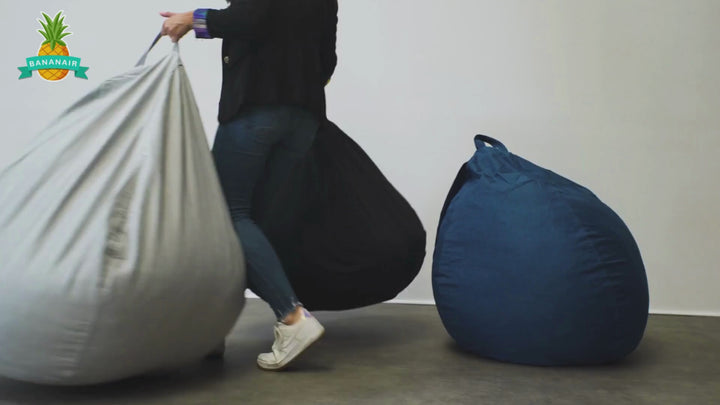 Pouf a Sacco Sfoderabile - 80x70 Cm